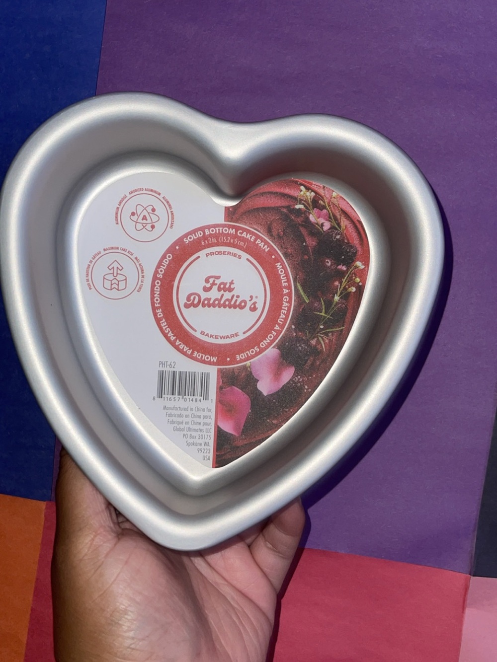 Fat Daddio’s heart cake pan